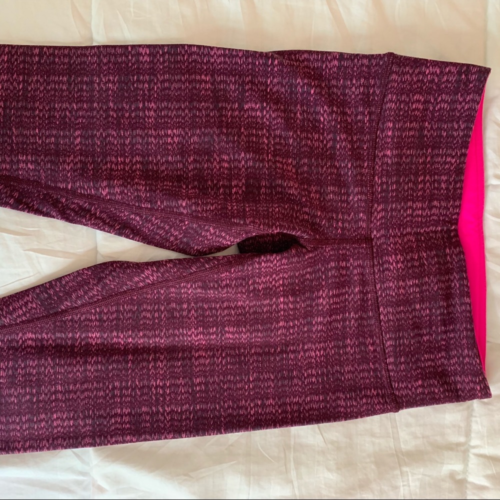 Lululemon Maroon Leggings - Size 4 - Picture 2 of 5